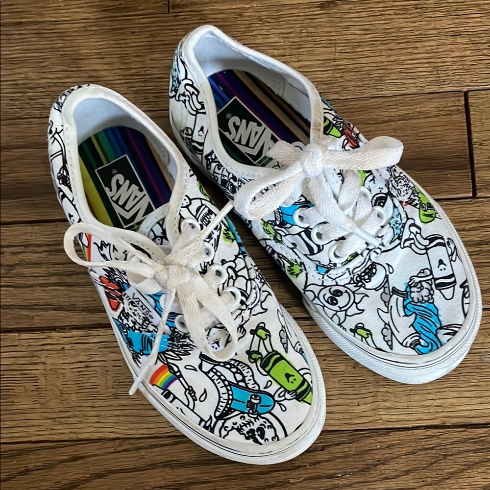 Vans Artistic Crayon Sneakers for toddlers